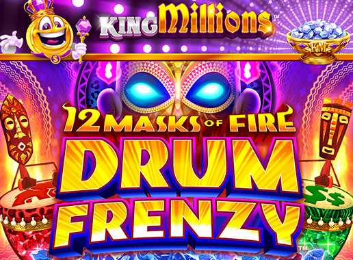 12 Masks of Fire Drum Frenzy King Millions - Video Slot (Games Global)