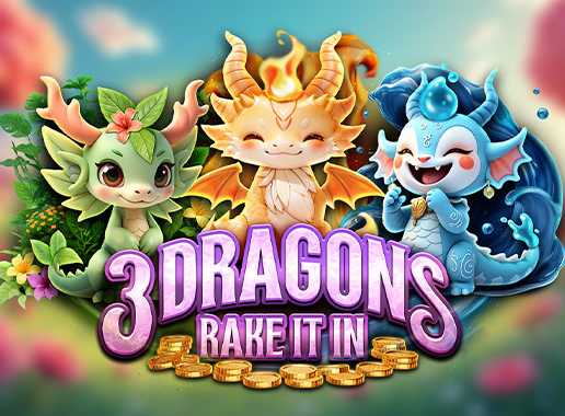 3 Dragons Rake It In - Video Slot (Red Rake Gaming)