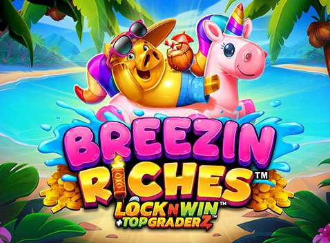 Breezin Riches Lock N Win slot game schermafbeelding