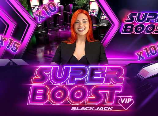 Super Boost Blackjack VIP - Live Casino (Stakelogic)