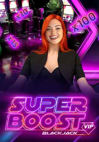 Super Boost Blackjack VIP - Live Casino (Stakelogic)